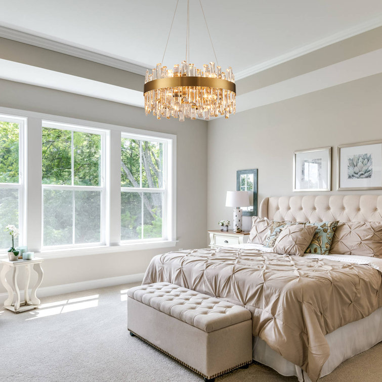 Contemporary bedroom sale chandeliers